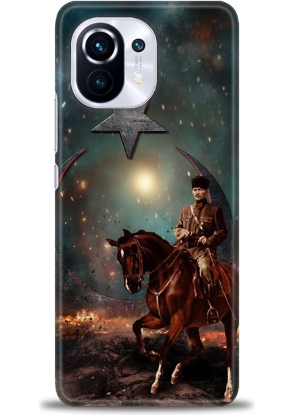 Xiaomi Mi 11 Kılıf Hd Baskılı Kılıf + Seramik Tam Kaplayan Ekran Koruyucu 25