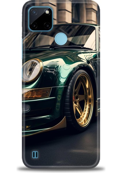 Realme C21Y Kılıf Hd Baskılı Kılıf + Seramik Tam Kaplayan Ekran Koruyucu 486