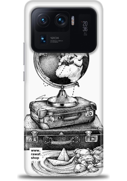 Xiaomi Mi 11 Ultra Kılıf Hd Baskılı Kılıf + Seramik Tam Kaplayan Ekran Koruyucu 83