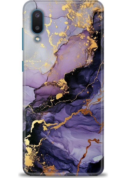 Samsung Galaxy A02 Hd Baskılı Kılıf + Seramik Tam Kaplayan Ekran Koruyucu 315