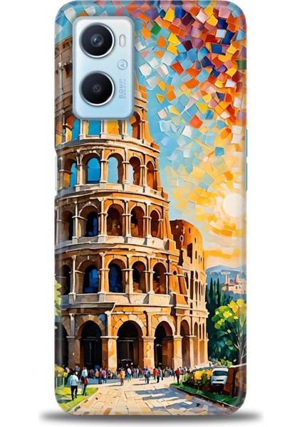Oppo A96 4g Kılıf Hd Baskılı Kılıf + Seramik Tam Kaplayan Ekran Koruyucu 262