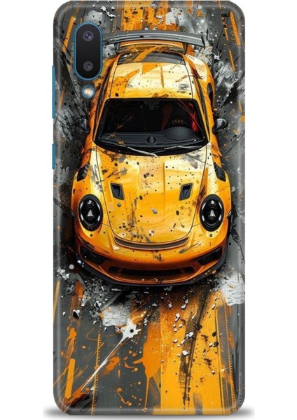 Samsung Galaxy A02 Hd Baskılı Kılıf + Seramik Tam Kaplayan Ekran Koruyucu 104