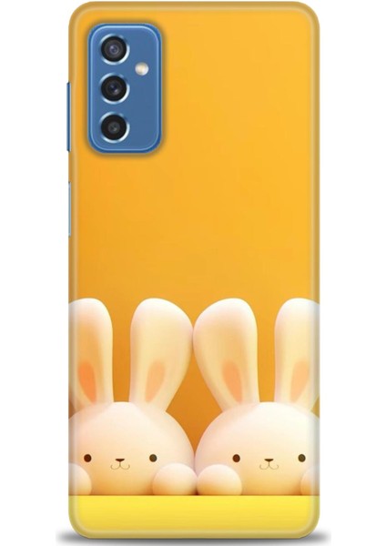 Samsung Galaxy M52 5g Hd Baskılı Kılıf + Seramik Tam Kaplayan Ekran Koruyucu 78
