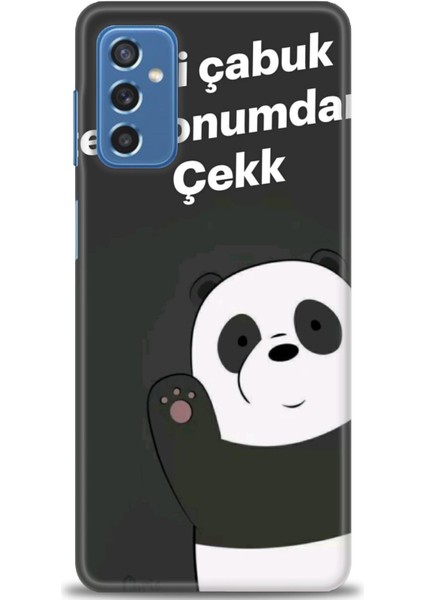 Samsung Galaxy M52 5g Hd Baskılı Kılıf + Seramik Tam Kaplayan Ekran Koruyucu 156