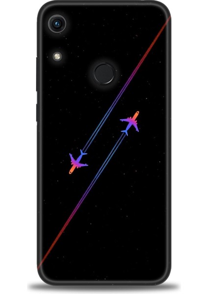 Huawei Honor 8A Kılıf Hd Baskılı Kılıf + Seramik Tam Kaplayan Ekran Koruyucu 390