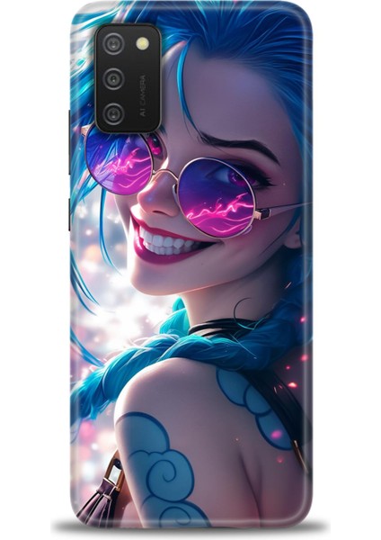 Samsung Galaxy A02S Hd Baskılı Kılıf + Seramik Tam Kaplayan Ekran Koruyucu 274