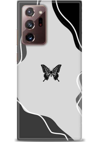 Samsung Galaxy Note 20 Hd Baskılı Kılıf + Seramik Tam Kaplayan Ekran Koruyucu 186