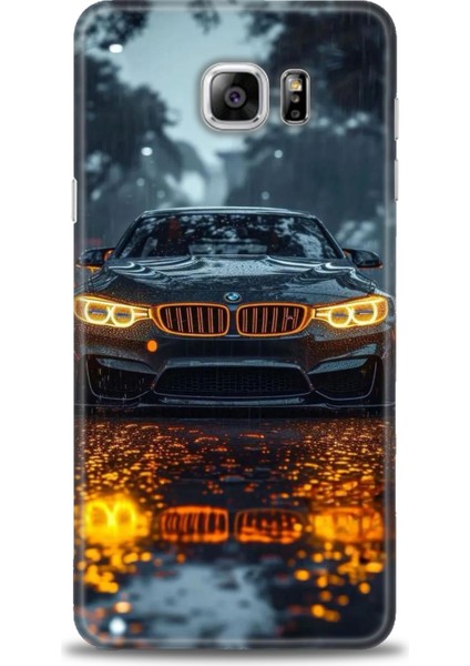 Samsung Galaxy Note 5 Hd Baskılı Kılıf + Seramik Tam Kaplayan Ekran Koruyucu 488
