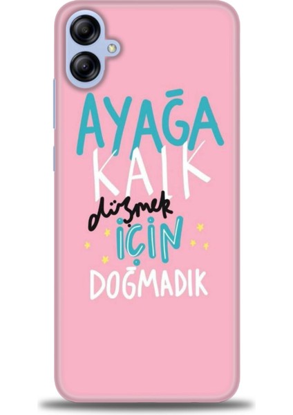 Samsung Galaxy A04E Hd Baskılı Kılıf + Seramik Tam Kaplayan Ekran Koruyucu 161