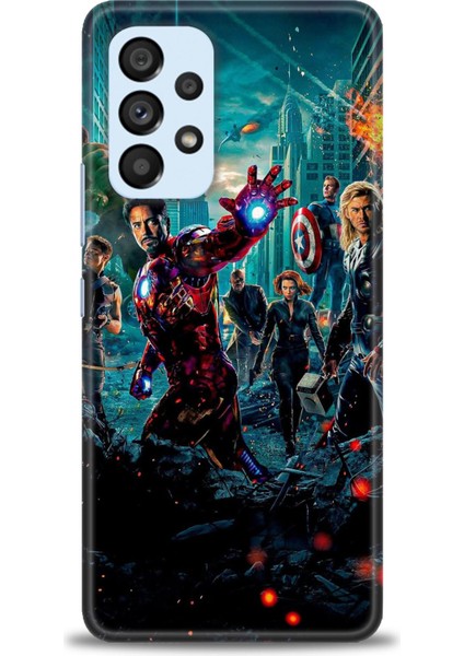 Samsung Galaxy A53 5g Hd Baskılı Kılıf + Seramik Tam Kaplayan Ekran Koruyucu 100