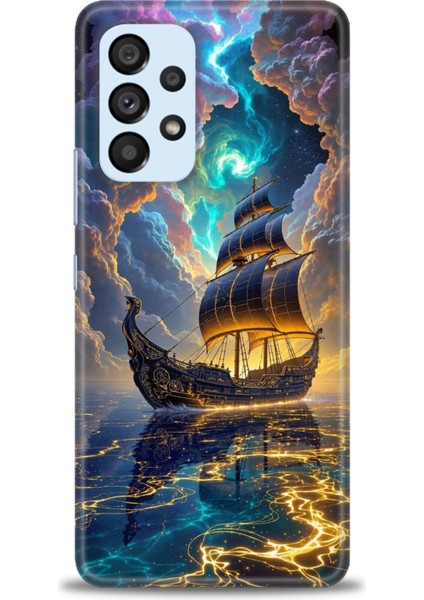 Samsung Galaxy A53 5g Hd Baskılı Kılıf + Seramik Tam Kaplayan Ekran Koruyucu 233