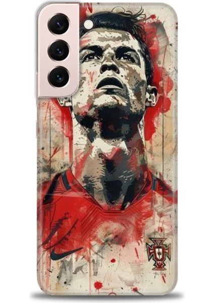 Samsung Galaxy S22 Plus Hd Baskılı Kılıf + Seramik Tam Kaplayan Ekran Koruyucu 5