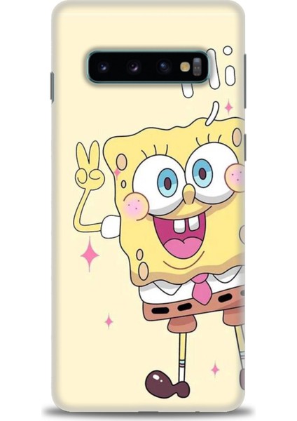 Samsung Galaxy S10 Hd Baskılı Kılıf + Seramik Tam Kaplayan Ekran Koruyucu 457