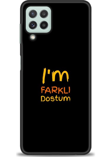 Samsung Galaxy M22 Hd Baskılı Kılıf + Seramik Tam Kaplayan Ekran Koruyucu 399