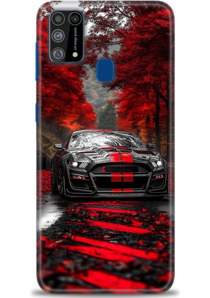 Samsung Galaxy M31 Hd Baskılı Kılıf + Seramik Tam Kaplayan Ekran Koruyucu 490