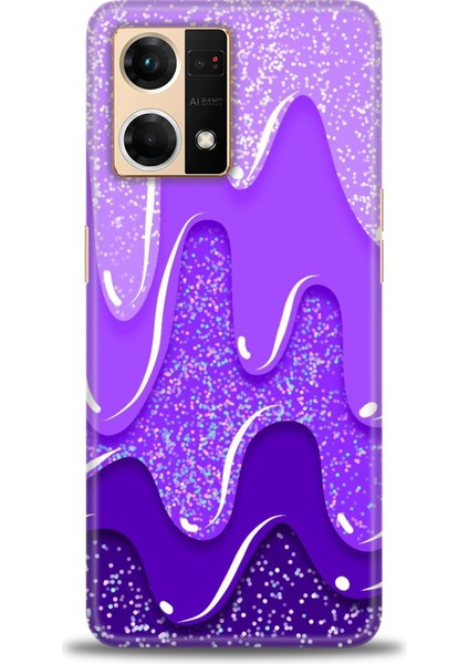 Oppo Reno 7 Kılıf Hd Baskılı Kılıf + Seramik Tam Kaplayan Ekran Koruyucu 421