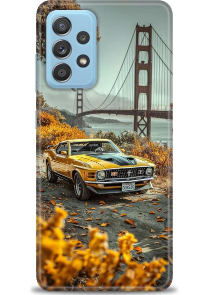 Samsung Galaxy A52S 5g Hd Baskılı Kılıf + Seramik Tam Kaplayan Ekran Koruyucu 105