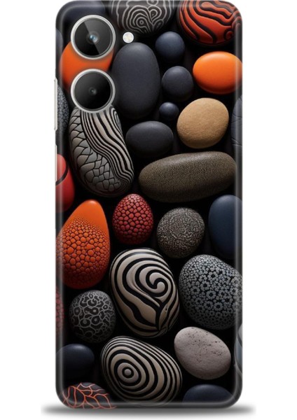 Realme 10 4g Kılıf Hd Baskılı Kılıf + Seramik Tam Kaplayan Ekran Koruyucu 344