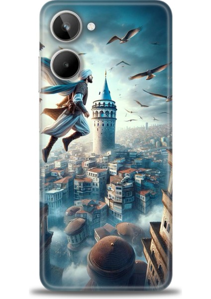 Realme 10 4g Kılıf Hd Baskılı Kılıf + Seramik Tam Kaplayan Ekran Koruyucu 224