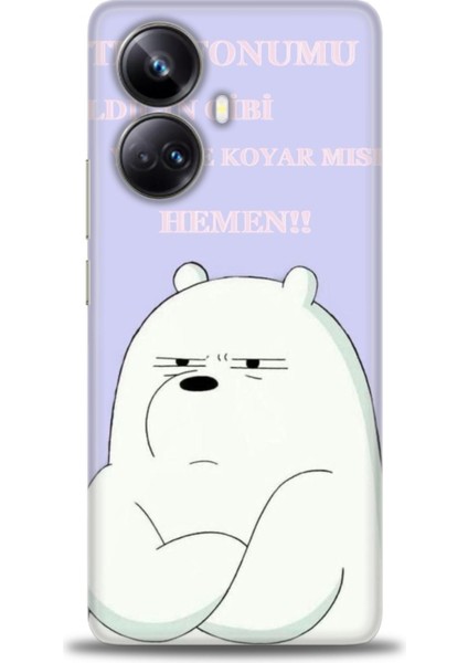 Realme 10 Pro Plus Kılıf Hd Baskılı Kılıf + Seramik Tam Kaplayan Ekran Koruyucu 159