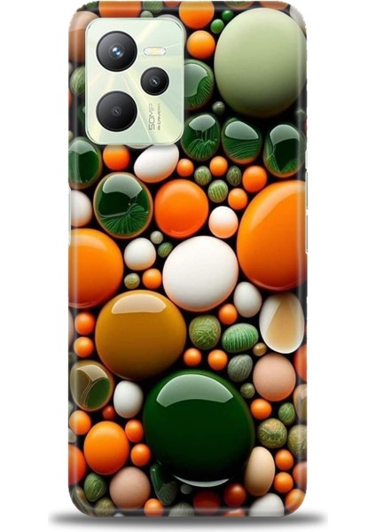 Realme C35 Kılıf Hd Baskılı Kılıf + Seramik Tam Kaplayan Ekran Koruyucu 348