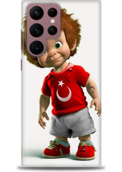 Samsung Galaxy S22 Ultra Hd Baskılı Kılıf + Seramik Tam Kaplayan Ekran Koruyucu 247