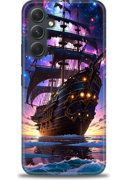 Samsung Galaxy A54 Hd Baskılı Kılıf + Seramik Tam Kaplayan Ekran Koruyucu 236