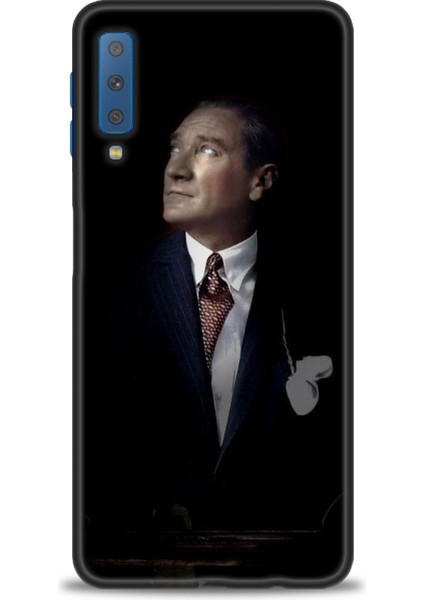 Samsung Galaxy A7 2018 Hd Baskılı Kılıf + Seramik Tam Kaplayan Ekran Koruyucu 22