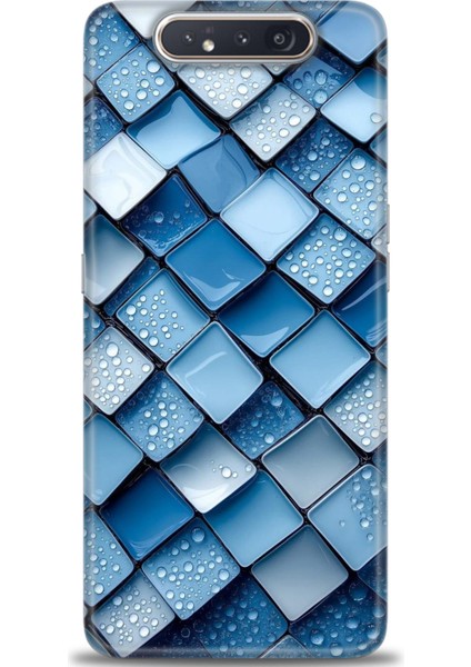 Samsung Galaxy A80 Hd Baskılı Kılıf + Seramik Tam Kaplayan Ekran Koruyucu 328