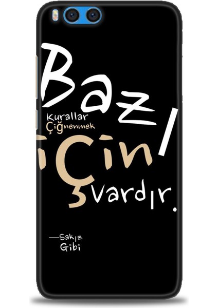 Xiaomi Mi Note 3 Kılıf Hd Baskılı Kılıf + Seramik Tam Kaplayan Ekran Koruyucu 394