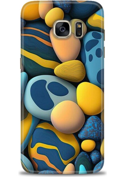 Samsung Galaxy S7 Edge Hd Baskılı Kılıf + Seramik Tam Kaplayan Ekran Koruyucu 343