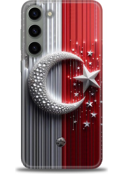Samsung Galaxy S23 Plus Hd Baskılı Kılıf + Seramik Tam Kaplayan Ekran Koruyucu 40