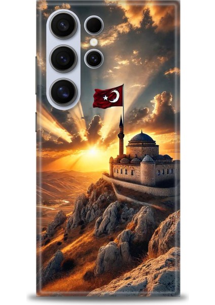Samsung Galaxy S24 Ultra Hd Baskılı Kılıf + Seramik Tam Kaplayan Ekran Koruyucu 229