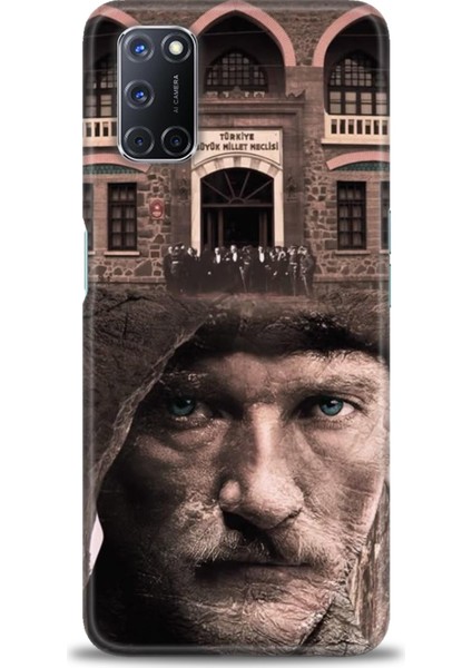 Oppo A92 Kılıf Hd Baskılı Kılıf + Seramik Tam Kaplayan Ekran Koruyucu 30