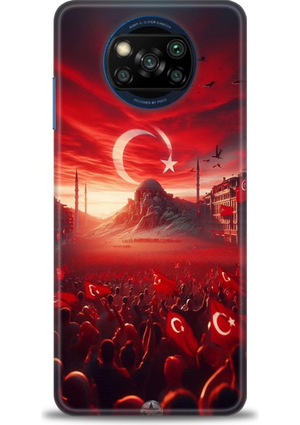 Xiaomi Poco X3 Pro Kılıf Hd Baskılı Kılıf + Seramik Tam Kaplayan Ekran Koruyucu 39