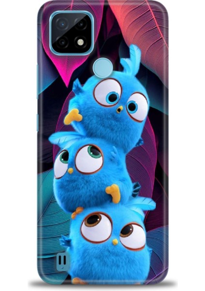 Realme C21 Kılıf Hd Baskılı Kılıf + Seramik Tam Kaplayan Ekran Koruyucu 363