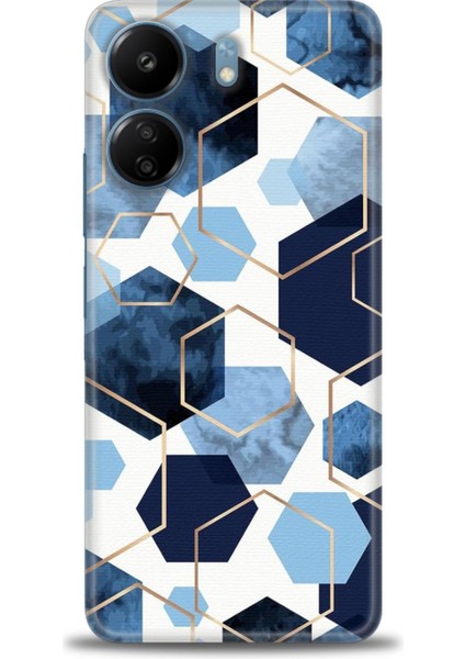 Xiaomi Poco C65 Kılıf Hd Baskılı Kılıf + Seramik Tam Kaplayan Ekran Koruyucu 324