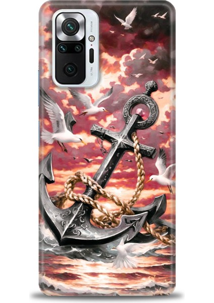 Xiaomi Redmi Note 10 Pro Hd Baskılı Kılıf + Seramik Tam Kaplayan Ekran Koruyucu 231