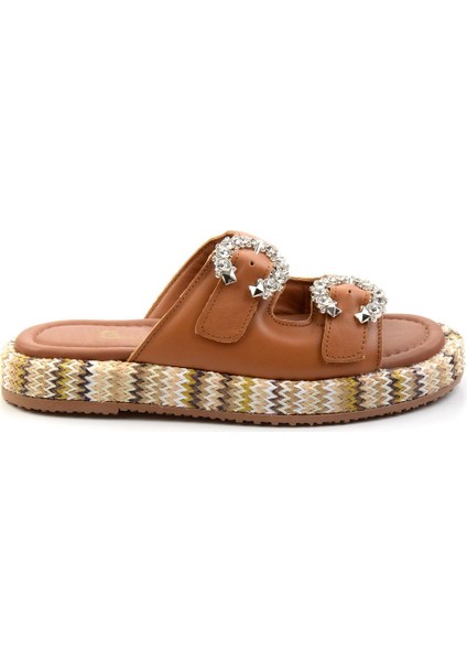 Taba Leather Kadın Terlik K04991060203