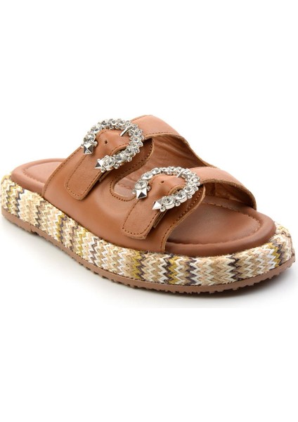 Taba Leather Kadın Terlik K04991060203 fiyatları