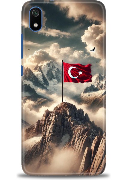 Xiaomi Redmi 7A Hd Baskılı Kılıf + Seramik Tam Kaplayan Ekran Koruyucu 34