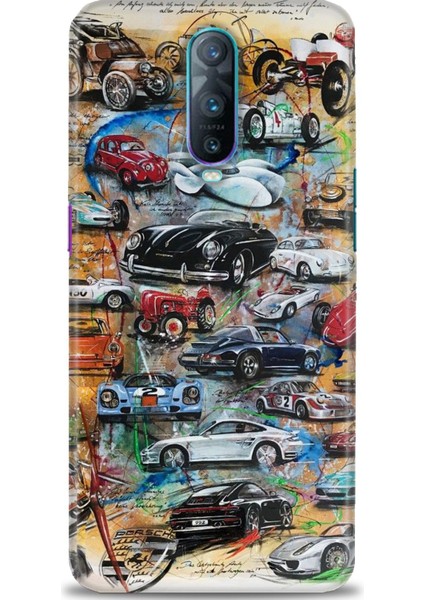 Oppo RX17 Pro Kılıf Hd Baskılı Kılıf + Seramik Tam Kaplayan Ekran Koruyucu 483