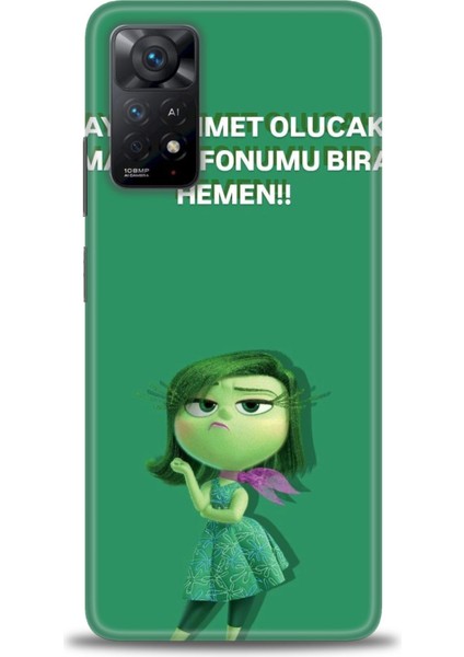 Xiaomi Redmi Note 11 Pro 4g Hd Baskılı Kılıf + Seramik Tam Kaplayan Ekran Koruyucu 154