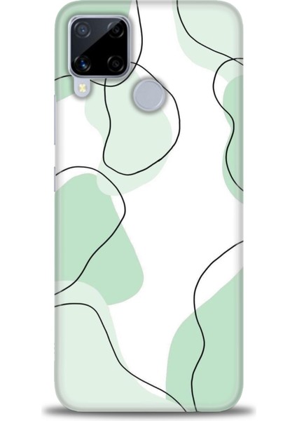 Realme C15 Kılıf Hd Baskılı Kılıf + Seramik Tam Kaplayan Ekran Koruyucu 175