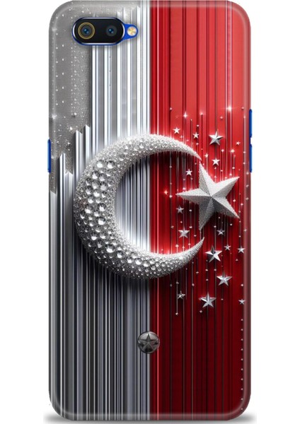 Realme C2 Kılıf Hd Baskılı Kılıf + Seramik Tam Kaplayan Ekran Koruyucu 40