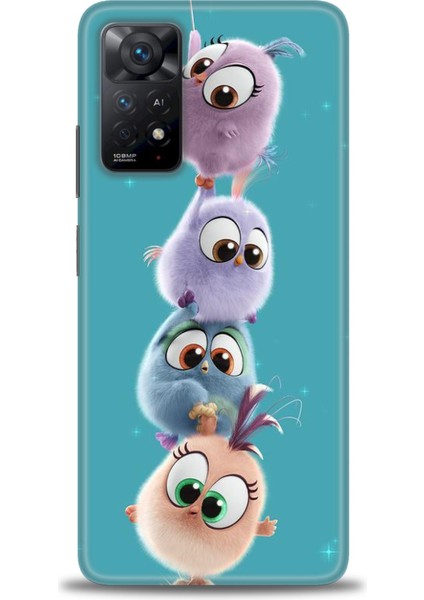 Xiaomi Redmi Note 11 Pro 4g Hd Baskılı Kılıf + Seramik Tam Kaplayan Ekran Koruyucu 368
