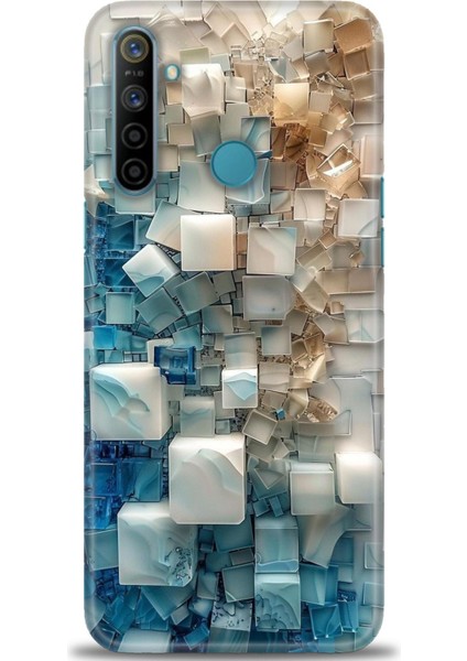 Realme C3 Kılıf Hd Baskılı Kılıf + Seramik Tam Kaplayan Ekran Koruyucu 326