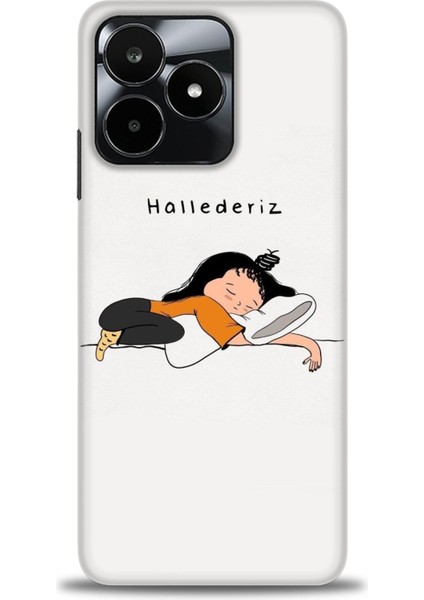 Realme C53 Kılıf Hd Baskılı Kılıf + Seramik Tam Kaplayan Ekran Koruyucu 164