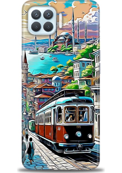 Oppo A73 Kılıf Hd Baskılı Kılıf + Seramik Tam Kaplayan Ekran Koruyucu 225