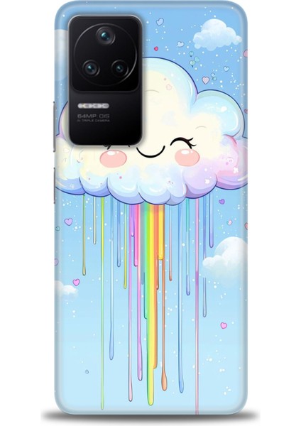 Xiaomi Poco F4 Kılıf Hd Baskılı Kılıf + Seramik Tam Kaplayan Ekran Koruyucu 307